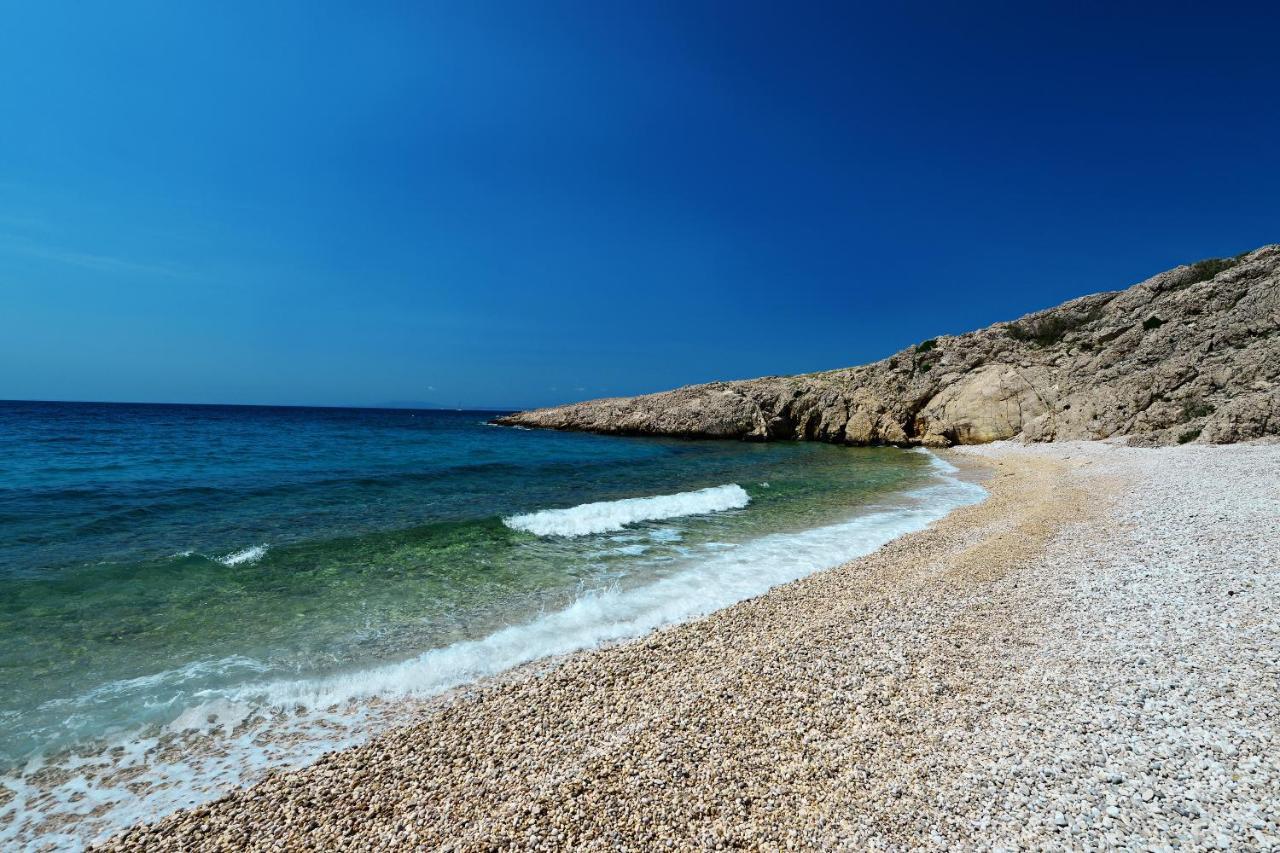 Villa Mar - Only 50M To The Beach Stara Baska Bagian luar foto